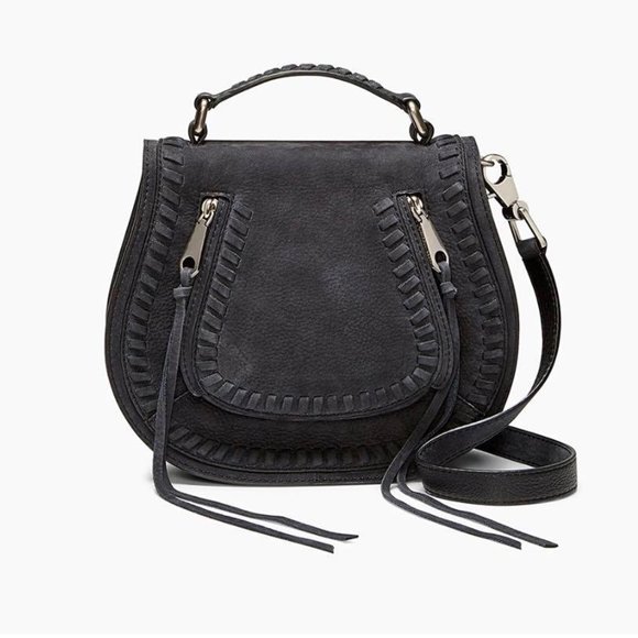 Rebecca Minkoff Handbags - Rebecca Minkoff Small Vanity Leather Saddle Bag